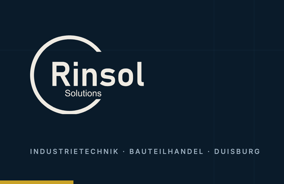 Visitenkarte Rinsol Solutions GmbH — Vorderseite